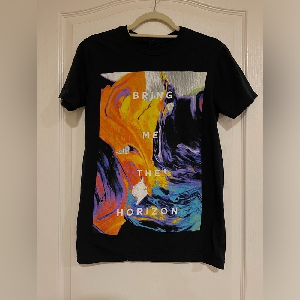 Black and multi colored Bring Me the Horizon graphic  t shirt​​​​​​​